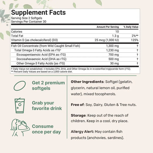 Phyne™ Supreme Fish Oil Softgels